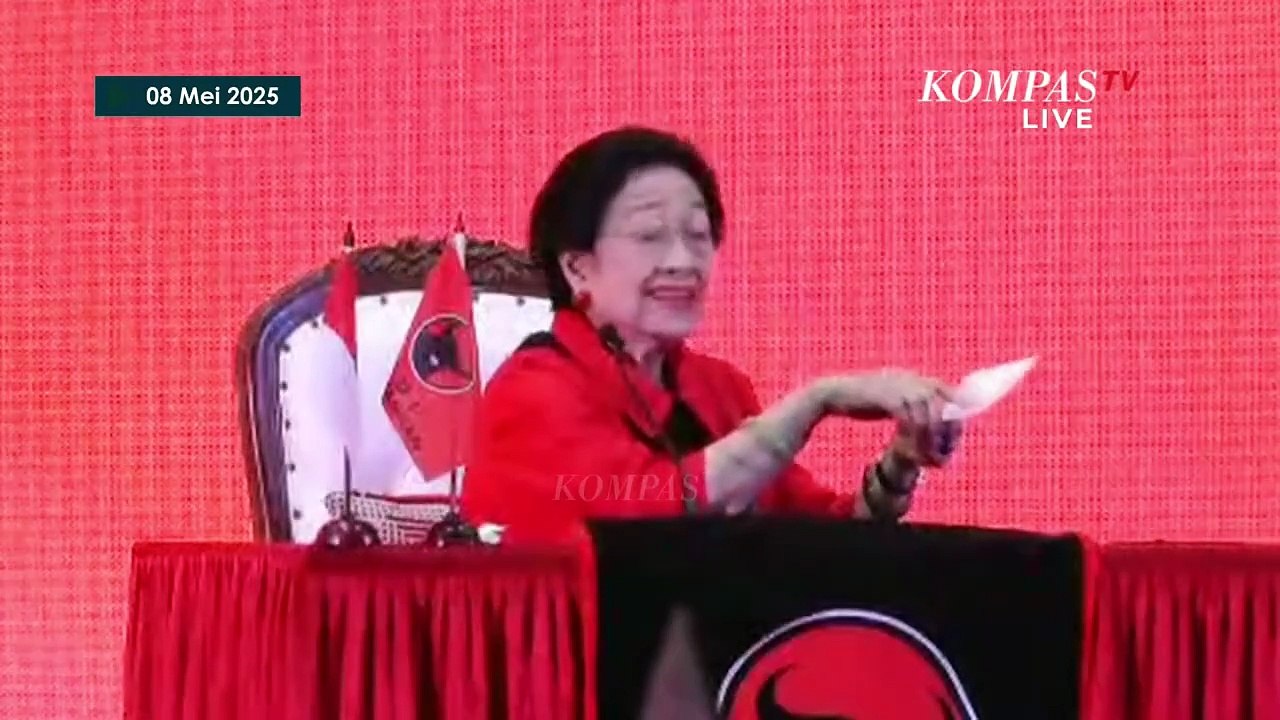 Pidato Megawati Ungkit Pemilu 2024 hingga Kenang Paus Fransiskus