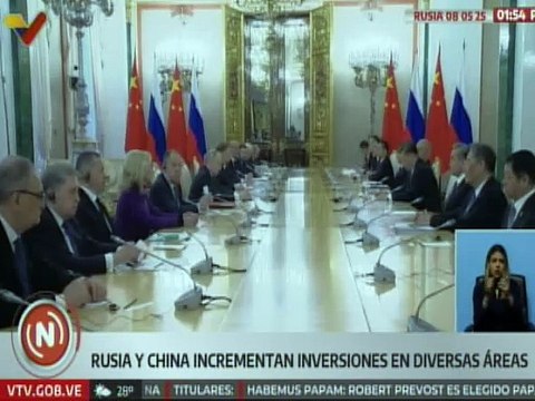 Rusia y China firman acuerdos para fortalecer alianzas bilaterales entre ambas naciones potencias