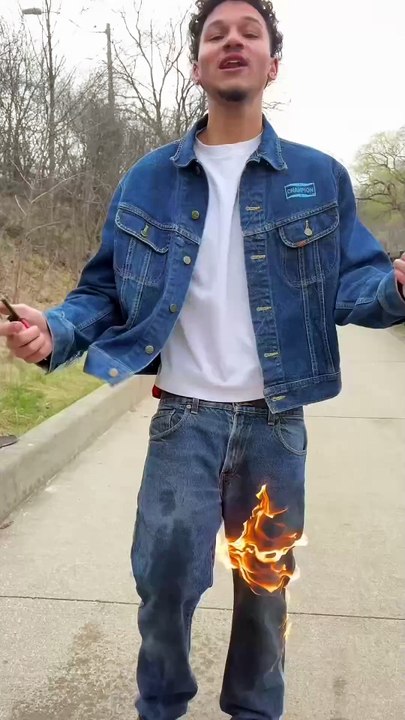 Ce rappeur tente un effet pyrotechnique pour son clip