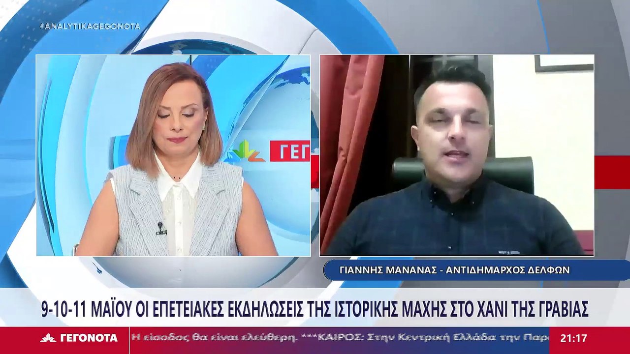 Ο Αντιδήμαρχος Δελφών, Γιάννης Μανανάς στο STAR