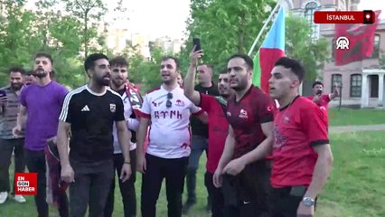 Traktör taraftarları, şampiyonluğu İstanbul'da kutladı