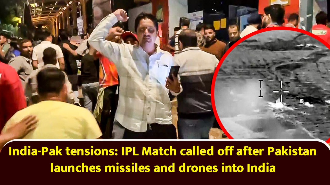 India-Pak tensions: IPL Match called off after Pakistan launches missiles and drones into India