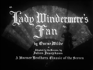 Lady Windermere's Fan (1925) – A Silent Drama of Society and Secrets