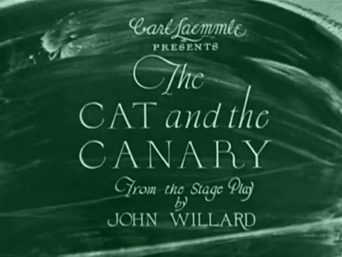 The Cat and the Canary (1927) – A Silent Comedy Horror Classic