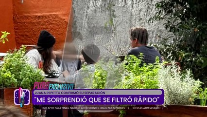 Juana Repetto confirmó su separación con Sebastián Graviotto
