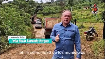 Habilitan temporalmente la vía Ciudad Bolívar – Samaria – Salgar tras derrumbe en El Barroso