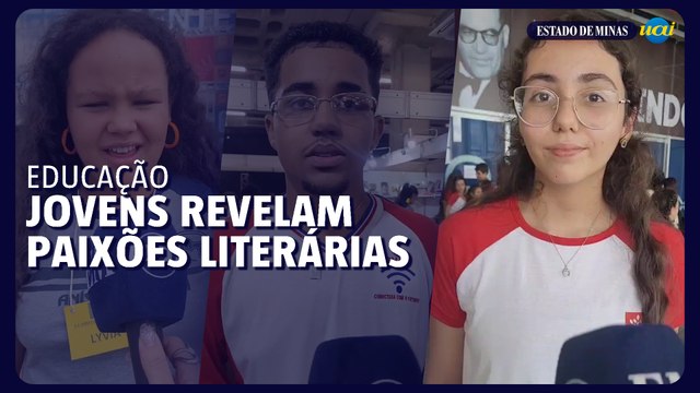 Jovens revelam seus livros favoritos na Bienal Mineira do Livro