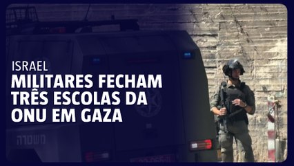 Forças israelenses fecham três escolas da ONU em Jerusalém Oriental