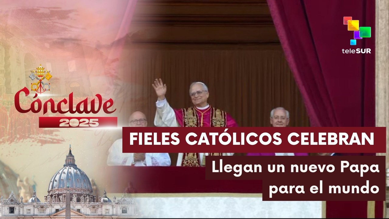 Feligreses católicos expresan alegría al tener un nuevo Pontífice