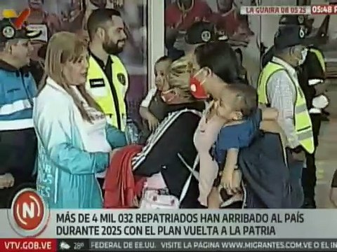 La Guaira | 315 migrantes venezolanos regresan desde México a través del Plan Vuelta a la Patria