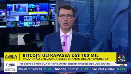 Bitcoin dispara 7,5% com anúncio de Trump e acordo EUA-Reino Unido