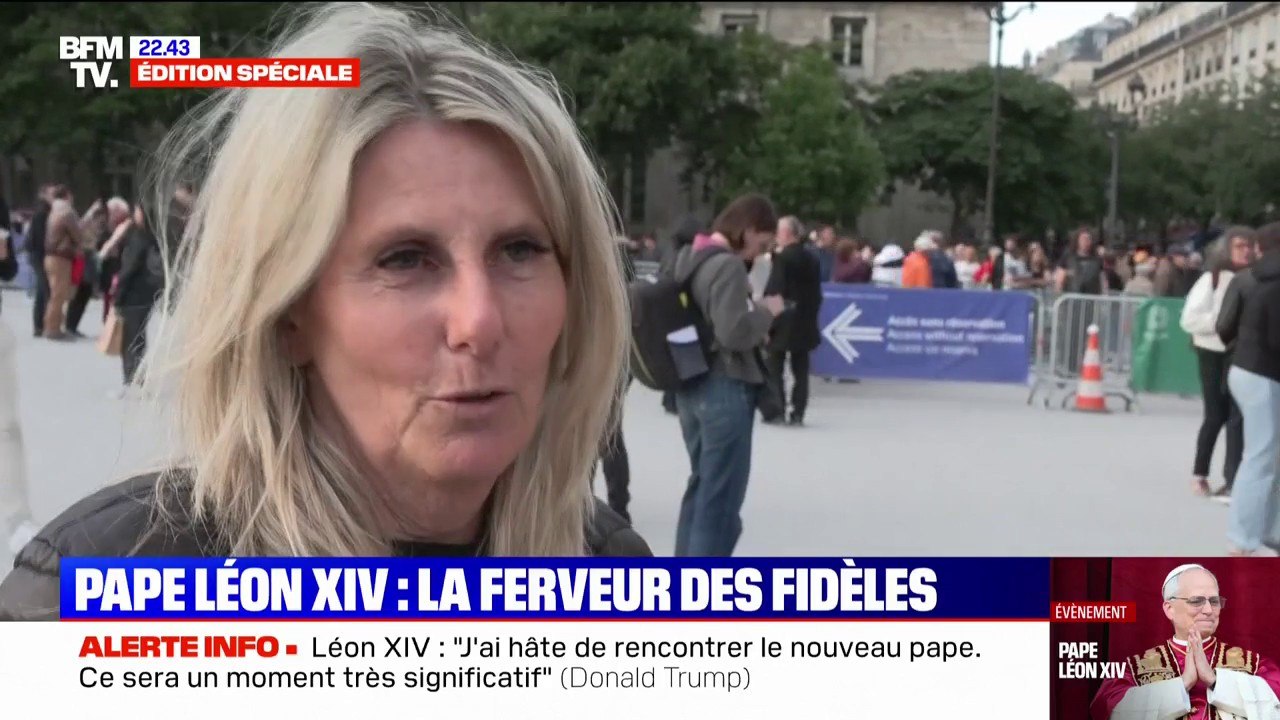 "Il s'est mis à chanter Habemus papam": à Paris, des fidèles racontent le moment où ils ont appris l'élection du nouveau pape Léon XIV