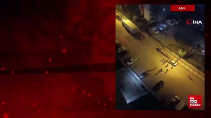 Ankara'da iki grup arasında çıkan kavgayı mahalleli ayırdı