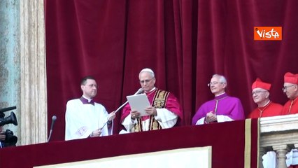 Papa Leone XIV: "La pace sia con voi una, pace disarmata e disarmante"