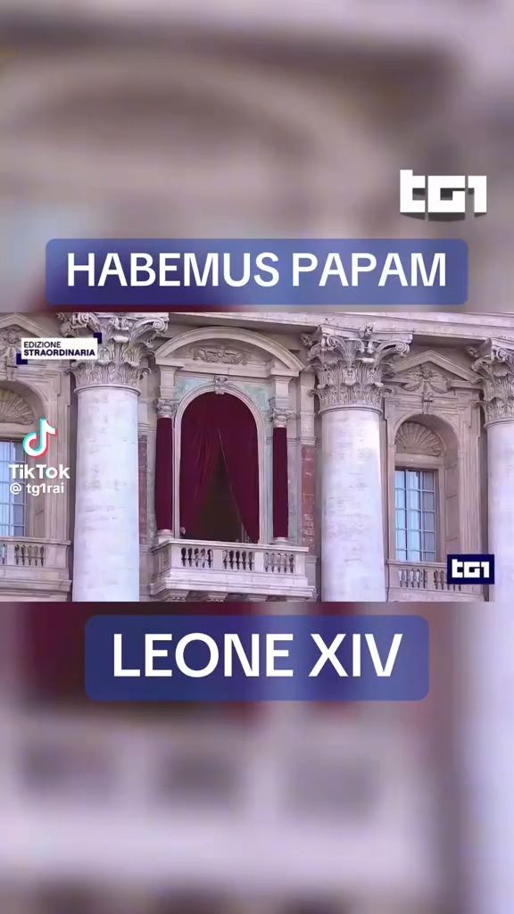 Video habemus papa leone XIV robert Francis prevost