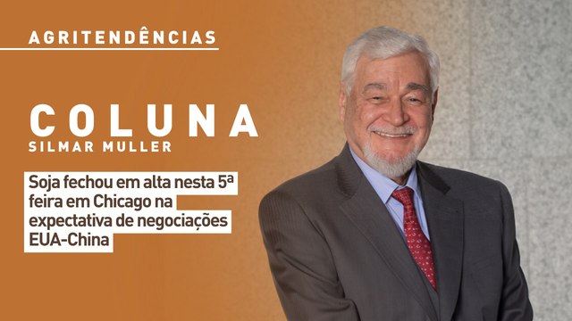 Soja fechou em alta nesta 5ª feira em Chicago na expectativa de negociações EUA-China