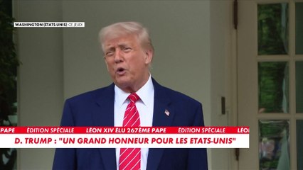 Après l'élection du pape, Donald Trump évoque un «grand honneur pour les États-Unis»