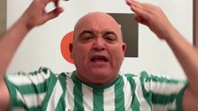 ¡Exultante Javier León tras el pase a la final del Betis!