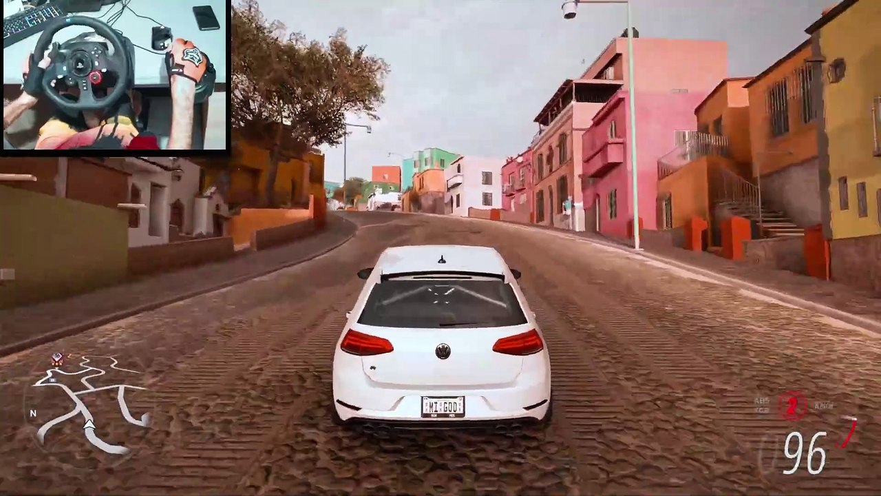 500HP GOLF R - forza horizon 5 - logitech g29 gameplay