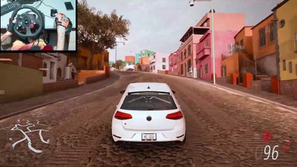500HP GOLF R - forza horizon 5 - logitech g29 gameplay