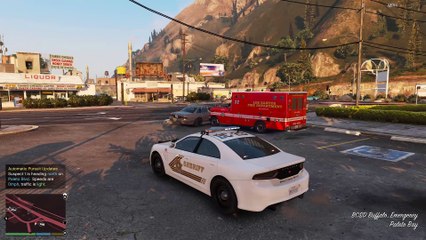 GTA 5 LSPDFR - Stolen Ambulance Pursuit