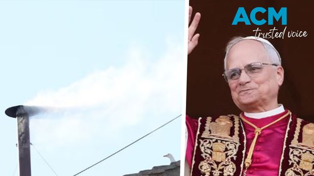 White smoke over Sistine Chapel signals new pope