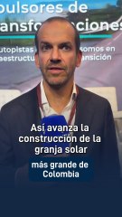 Detalles de la granja solar más grande de Colombia