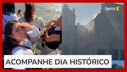 Sol, fila e dor no pé: veja como foi o segundo dia do conclave que elegeu papa Leão XIV
