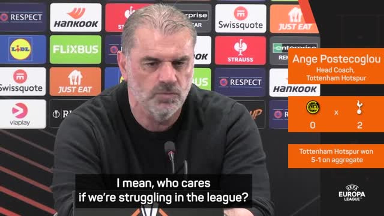Spurs v United in Europa League final is 'going to upset a lot of people!' - Postecoglou