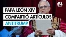 El papa León XIV compartió artículos que critican a Trump y Vance
