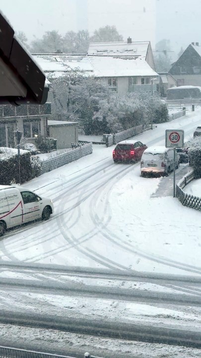 Snow in Wolfenbüttel, Germany