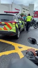 VÍDEO: Acidente de moto gera congestionamento na Pituba