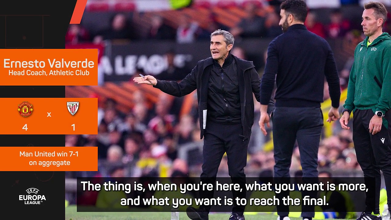 Valverde proud of Athletic for reaching Europa League semi-final