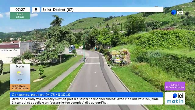 12/05/2025 - ici matin par ici Drôme Ardèche en vidéo