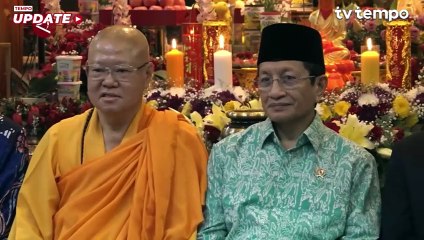 Hadiri Perayaan Waisak, Menag Serukan Toleransi di Tengah Perbedaan