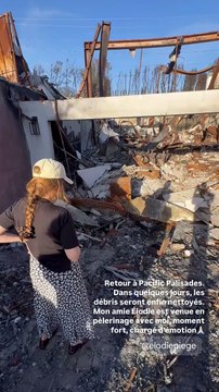 Dans quelques jours, les débris seront enfin nettoyés annonce Laeticia Hallyday dans sa story Instagram