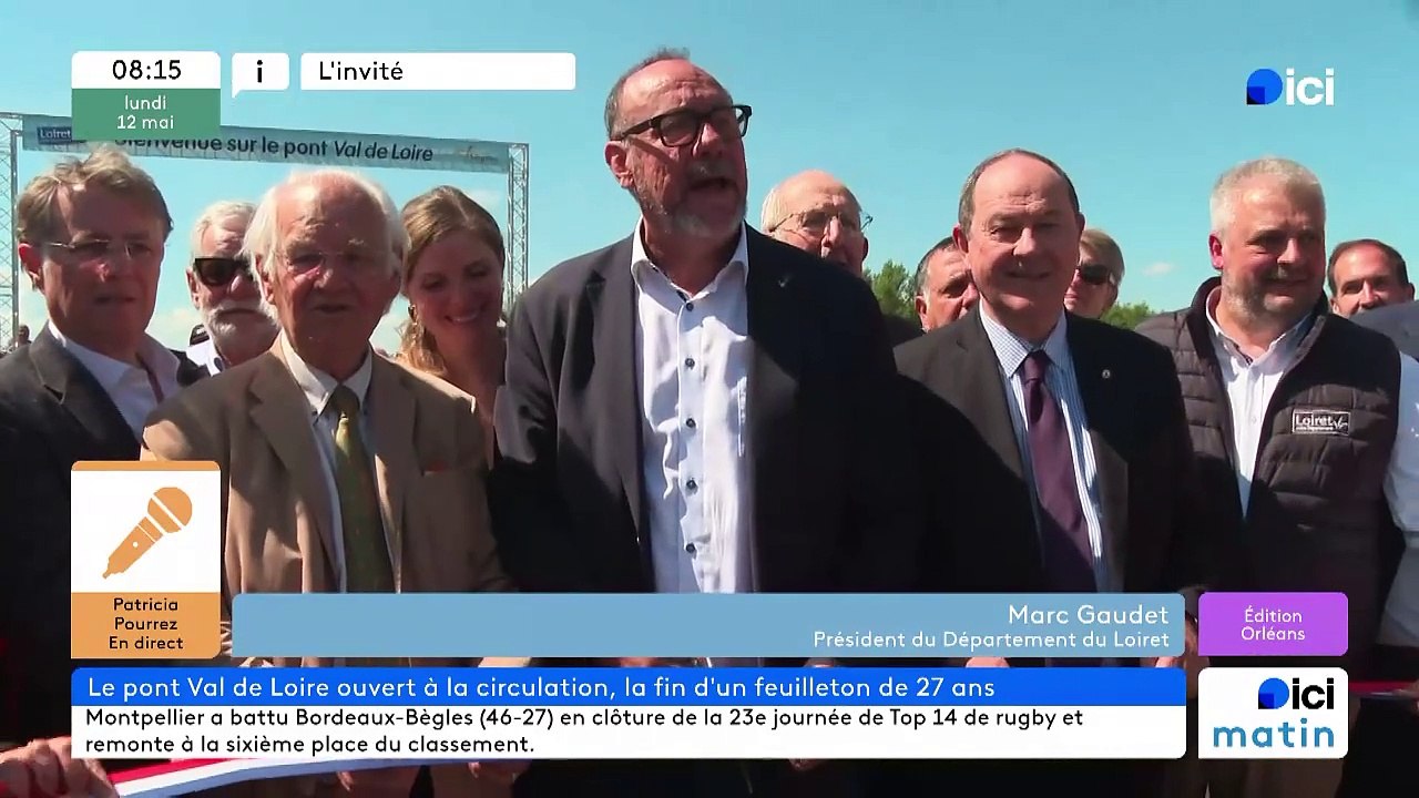 ICI Orléans - L'Invité d'ICI Matin : Marc GAUDET, président du département du Loiret