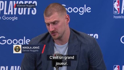 Nuggets - Jokić : “En partie grâce à Gilgeous-Alexander qu’ils ont gagné”