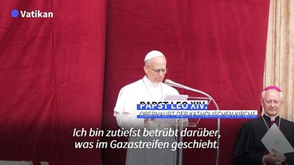 Papst fordert Ende des Gazakrieges und Freilassung der Geiseln