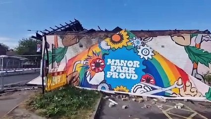 Video shows devastated shops after fire at Manor Park Centre, Sheffield