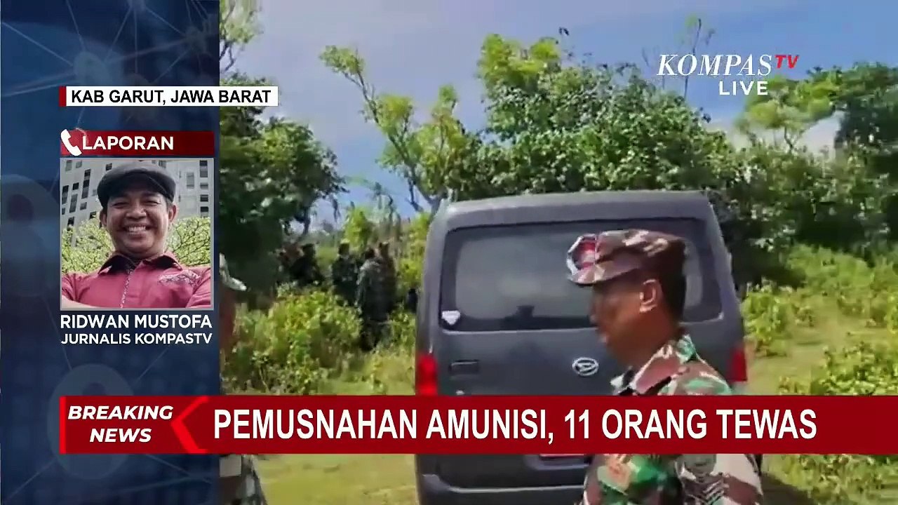 [FULL] Ledakan Pemusnahan Amunisi di Garut, Korban Tewas Dievakuasi ke RSUD Pameungpeuk