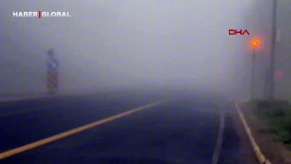 Bolu Dağı’nda yoğun sis