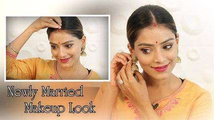 Newly Married Brides Makeup Look - Foxy Makeup Tips