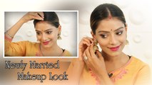 Newly Married Brides Makeup Look - Foxy Makeup Tips