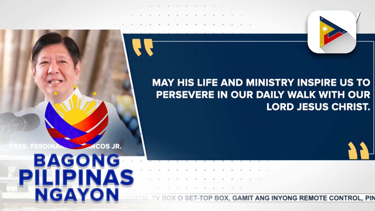 Nagpaabot ng pagbati si PBBM sa bagong halal na Santo Papa na si Cardinal Robert Francis....