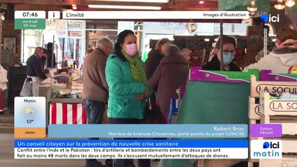 Robert Brac porte parole du Projet CONCISE, la parole aux citoyens pour prévenir les crises sanitaires