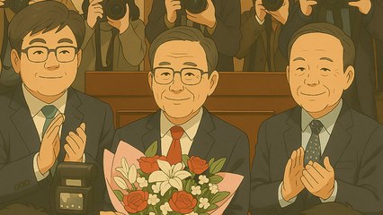 꽃다발, 손하트로 '화기애애' 했는데.... [앵커리포트] / YTN