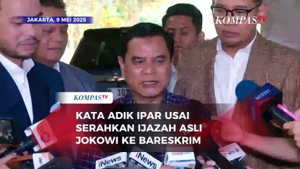 Kata Adik Ipar Usai Diperintah Jokowi Serahkan Ijazah Asli ke Bareskrim Polri