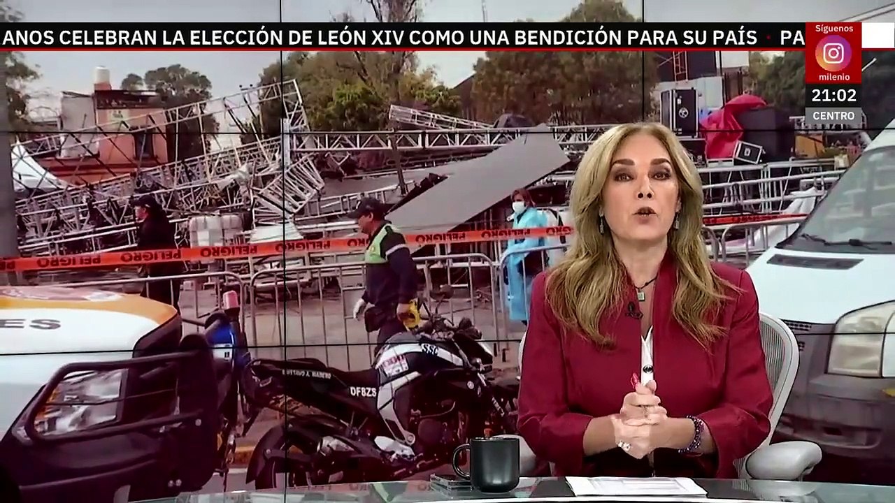 Se registran 7 personas lesionadas tras desplome de escenario en la GAM, CdMx