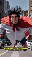 I spilled coffee on my boss right before the big p